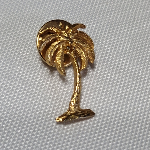 PALM TREE Vintage Brooch - Picture 2 of 3